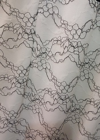 Dantel İşlemeli Beyaz Elbise - Görsel 2