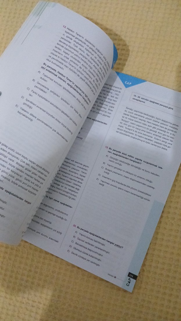 TYT-AYT-MSU Paragraf Pratik Konu Özetli soru bankası Çap yayini - Görsel 3