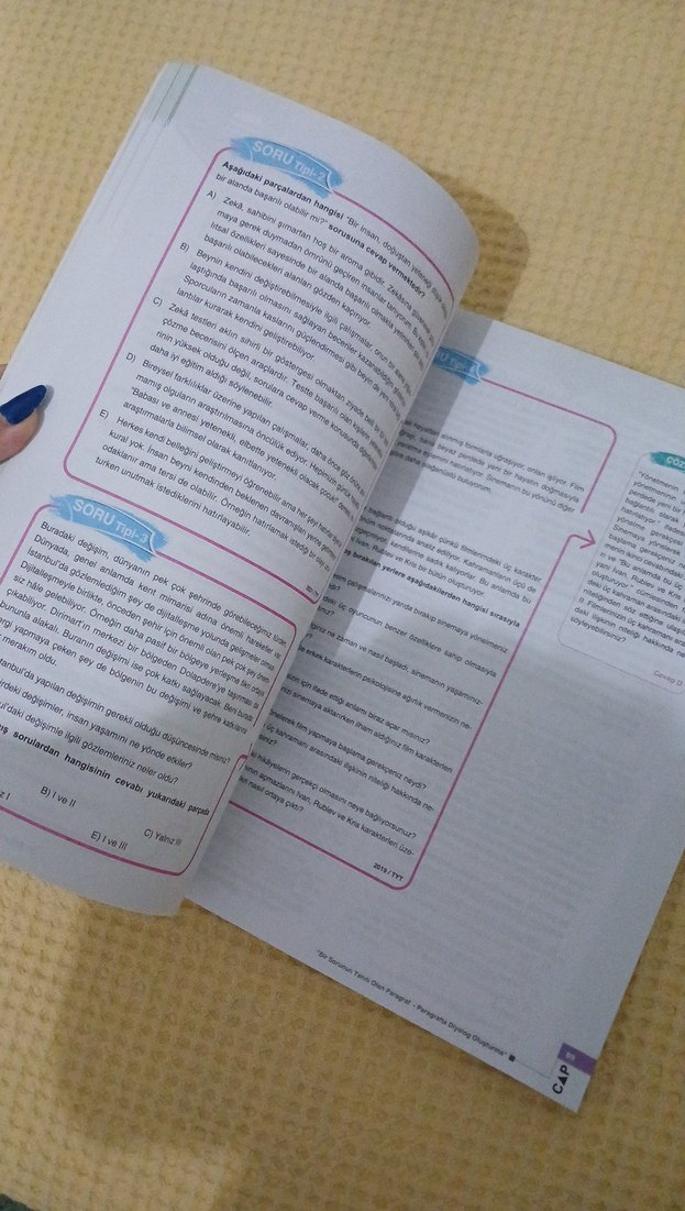 TYT-AYT-MSU Paragraf Pratik Konu Özetli soru bankası Çap yayini - Görsel 5