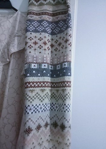 Nakışlı Volanlı tesettür 3 lü takım - Görsel 3