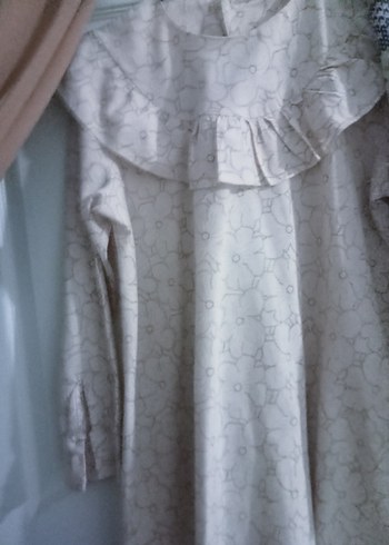 Nakışlı Volanlı tesettür 3 lü takım - Görsel 4