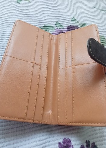 Deri Kadın Cüzdanı, Fermuarlı, Kahverengi - Görsel 5