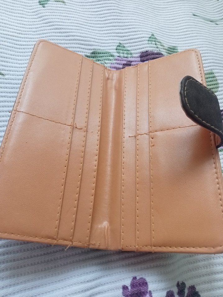 Deri Kadın Cüzdanı, Fermuarlı, Kahverengi - Görsel 5