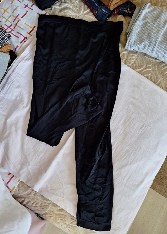 Dikişsiz kapri boy hamile tayt e bebek marka - Görsel 2