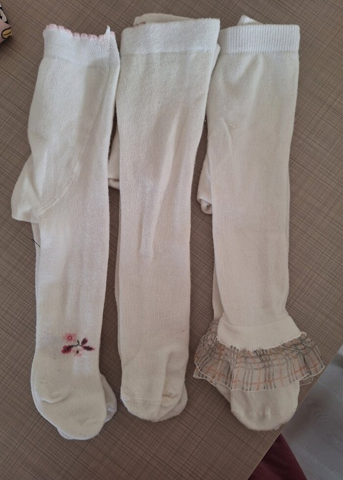 Üçlü yendoğan bambu külotlu çorap  - Görsel 2