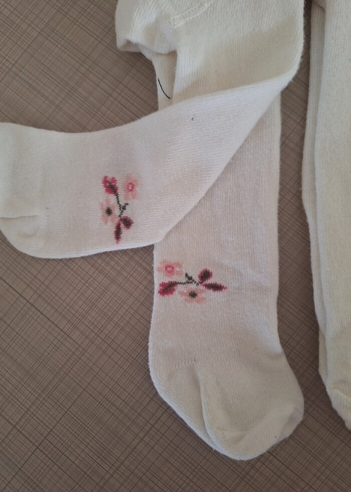 Üçlü yendoğan bambu külotlu çorap  - Görsel 3