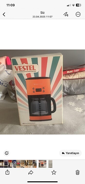 Vestel filtre kahve makinesi
