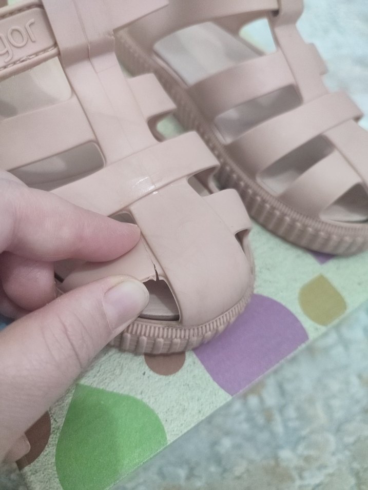 Igor Kız Çocuk Pembe Kauçuk Sandalet - Görsel 3