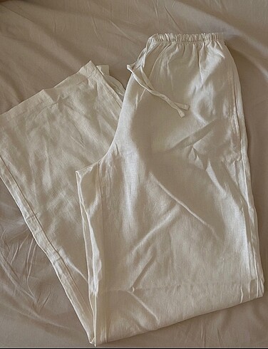 Bershka keten pantolon