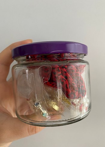 Diğer Renkli Takı kavanozu