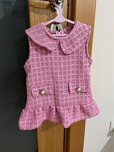 Zara Kız çocuk bebek tüvit elbise