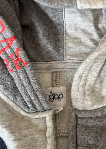 Gri Kapüşonlu Erkek Çocuk Fermuarlı Sweatshirt - Görsel 2