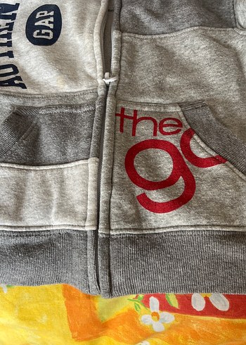 Gri Kapüşonlu Erkek Çocuk Fermuarlı Sweatshirt - Görsel 5