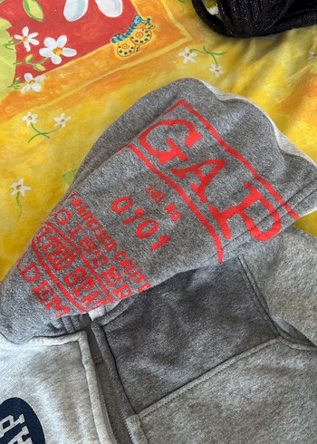 Gri Kapüşonlu Erkek Çocuk Fermuarlı Sweatshirt - Görsel 4