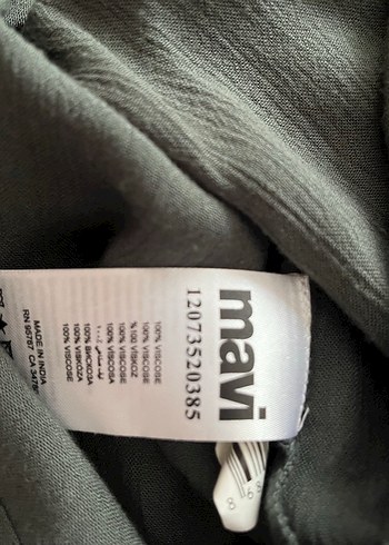 Gri Nakışlı Bohem Kadın Bluz - Görsel 5