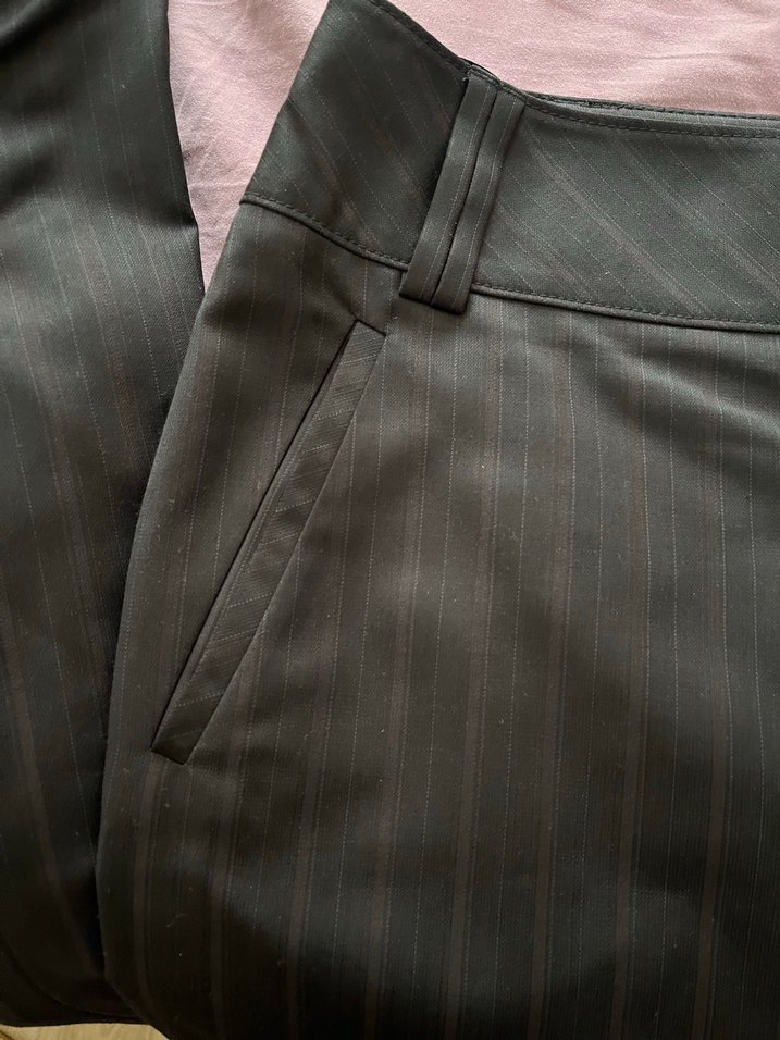 Siyah Pilili Midi Kadın Kalem Etek - Görsel 3