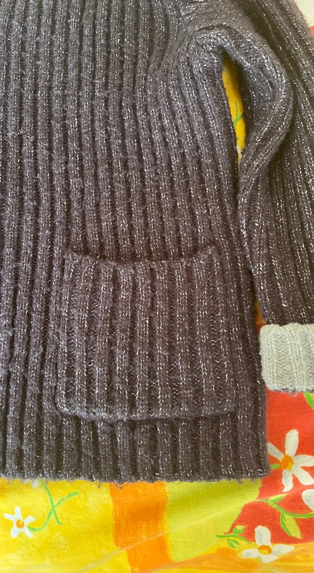 Erkek Çocuk Gri Yün Kapüşonlu Hırka - Görsel 3