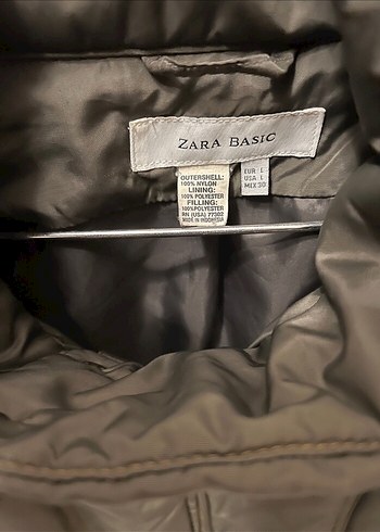 Orjinal Dik Yaka, Fermuarlı asker yeşili Kadın Mont - Görsel 6