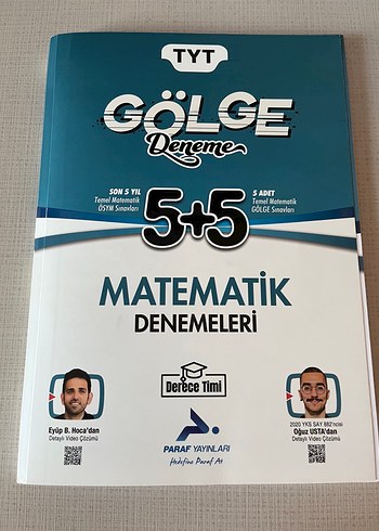 TYT Gölge 5+5 Matematik Denemeleri