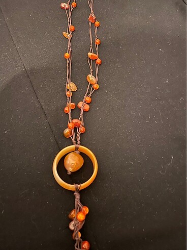 Akik taş kolye - Görsel 2