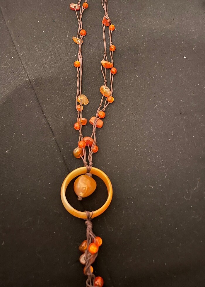 Akik taş kolye - Görsel 2