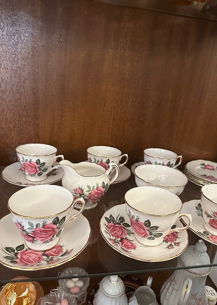 İngiliz porseleni Royal fincan - Görsel 4