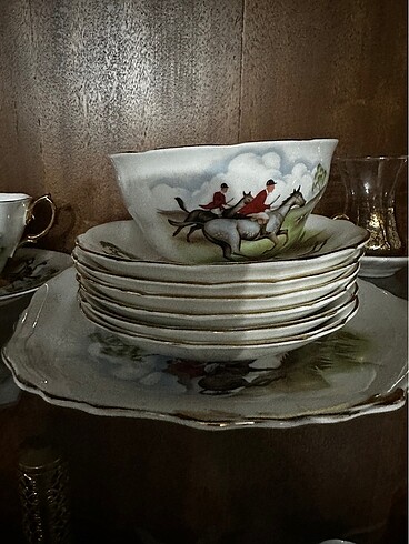 İngiliz porseleni fincan takım - Görsel 3