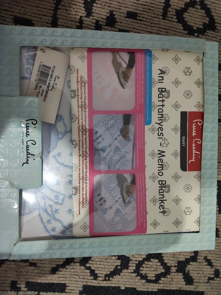 Bebek Pamuklu Baskılı Anı Battaniyesi - Görsel 2