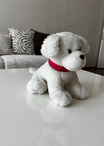 Beyaz Peluş Köpek Oyuncak - Görsel 2