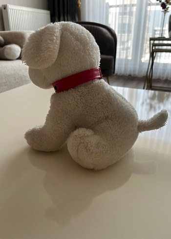 Beyaz Peluş Köpek Oyuncak - Görsel 3