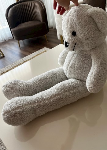 Beyaz Peluş Ayıcık Oyuncak - Görsel 2