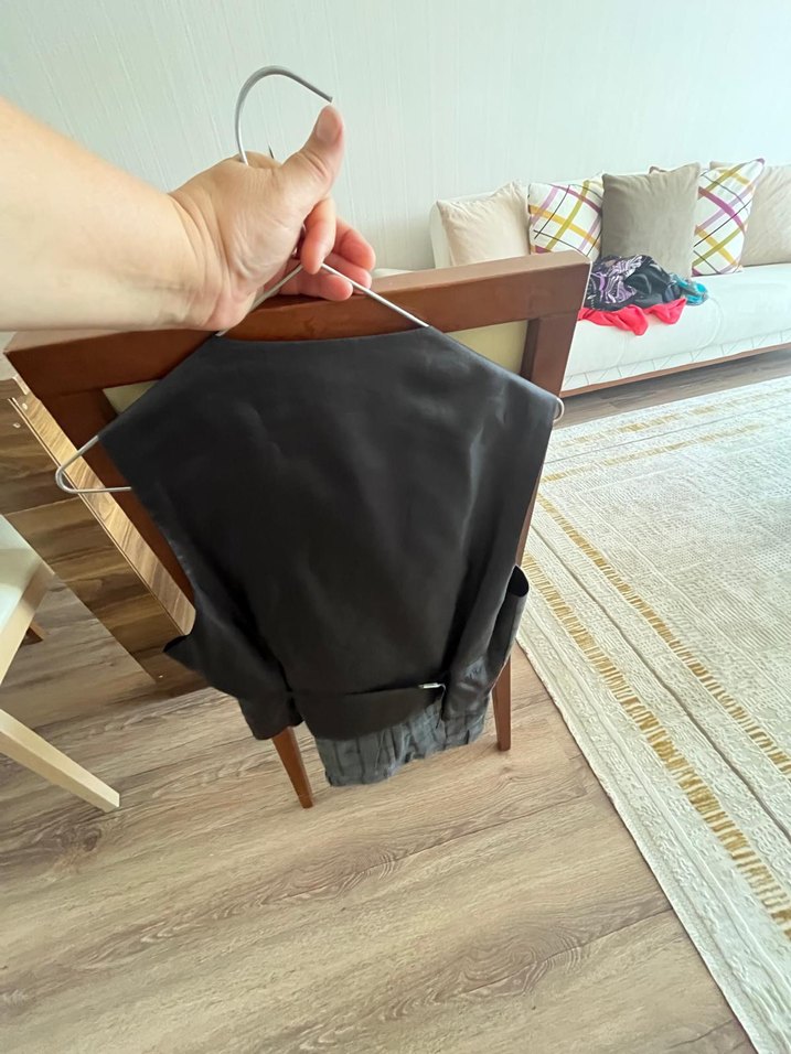 Gri Ekose Desenli Erkek Takım Elbise - Görsel 4