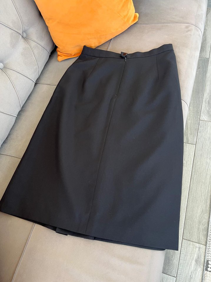 Siyah Midi Kadı Etek - Görsel 2