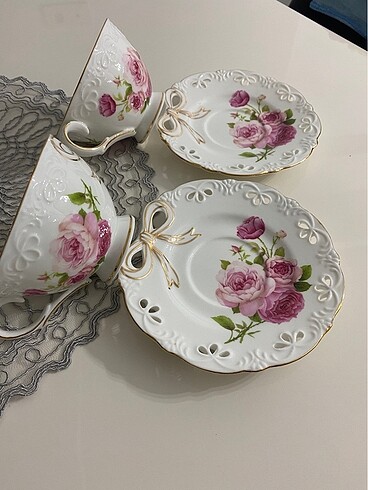 Taç 2li çay fincanı