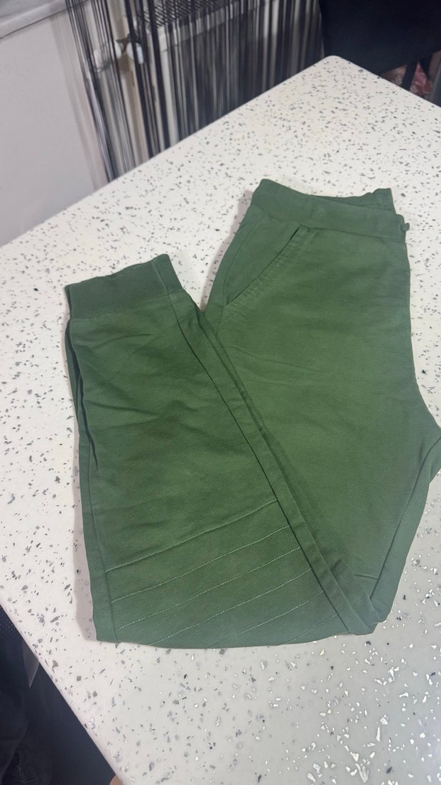 Koyu Yeşil Erkek Çocuk Eşofman Altı - Görsel 2