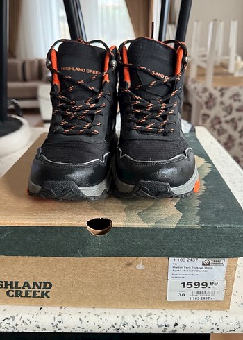 Highland Creek Siyah Outdoor Erkek Ayakkabı - Görsel 4