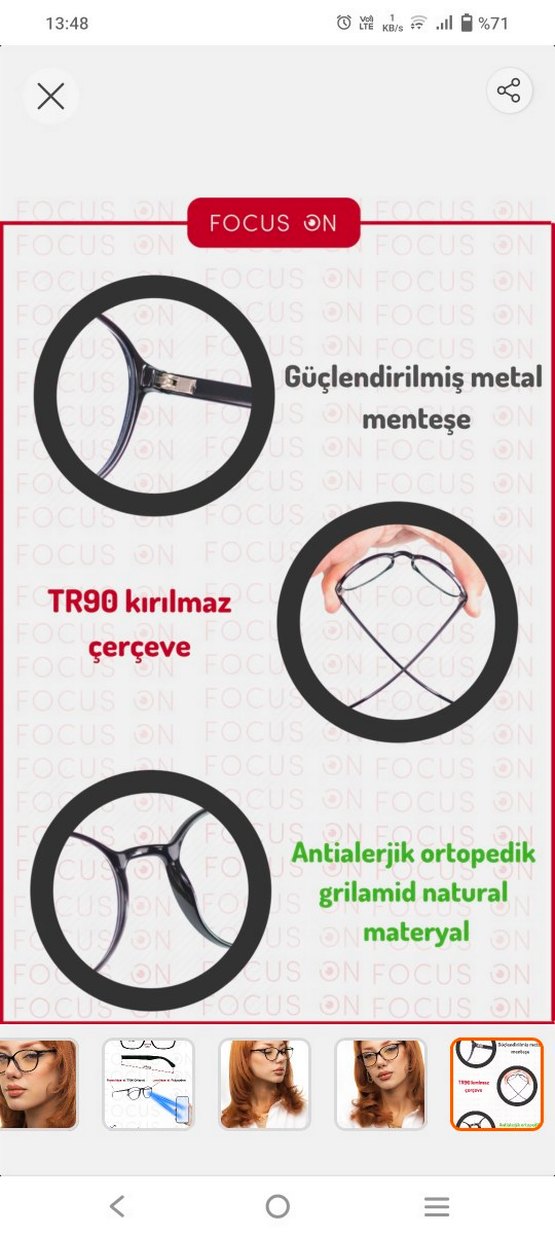 Kadın Gözlüğü - Görsel 4