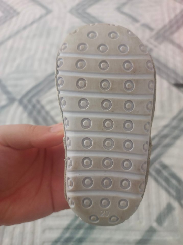 Joy Colours Beyaz Deri İlk Adım Ayakkabısı - Görsel 3