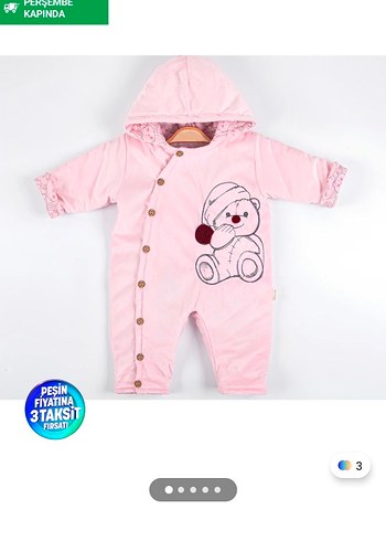 Bebek kadife astronot tulum - Görsel 9