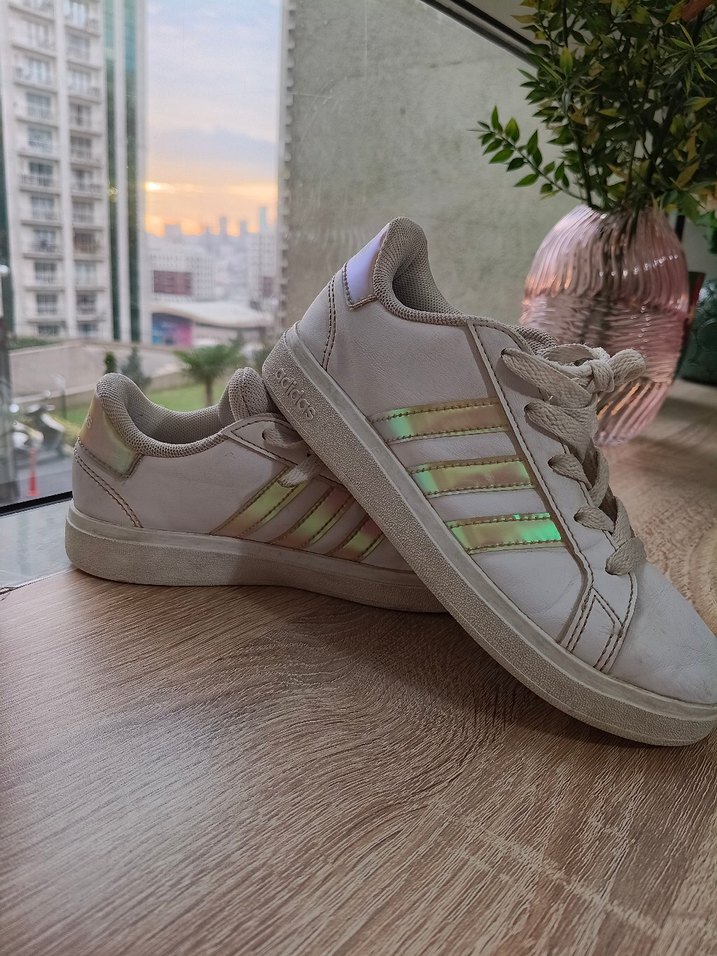 Adidas grand court lifestyle lace - Görsel 2