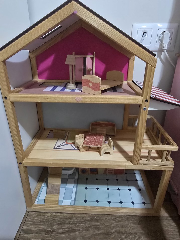 Ahşap Oyuncak Ev - Görsel 3