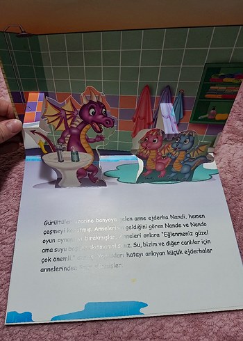 3 Boyutlu Suyu Boşa Açma Çocuk Kitabı - Görsel 4