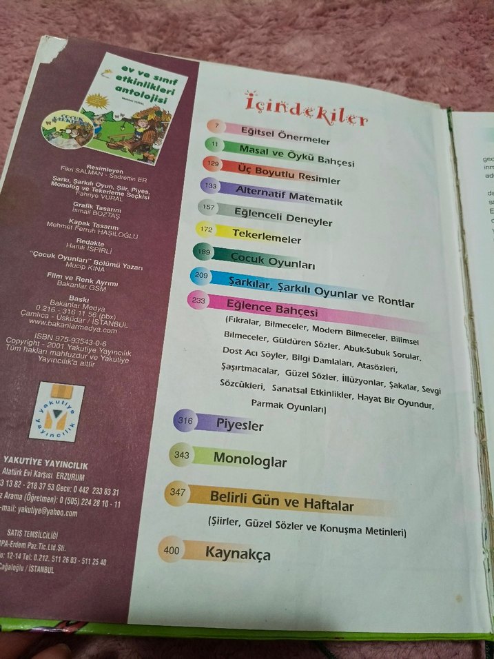 ev ve sınıf etkinlikleri antolojisi - Görsel 2