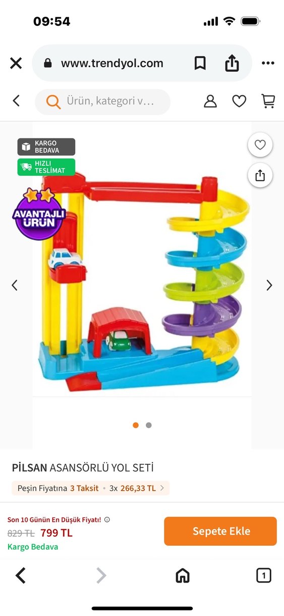 asansörlü yol seti - Görsel 3