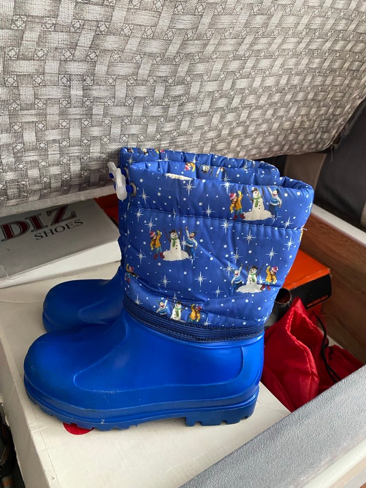 Mavi Erkek Çocuk yağmur çizmesi - Görsel 2