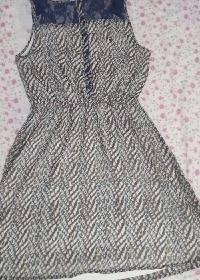 Desenli Elbise - Görsel 2