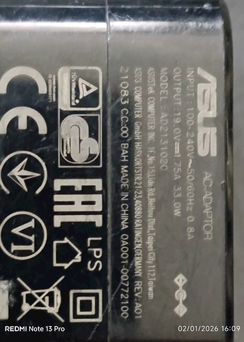 Asus Şarj Adaptörü - Görsel 2