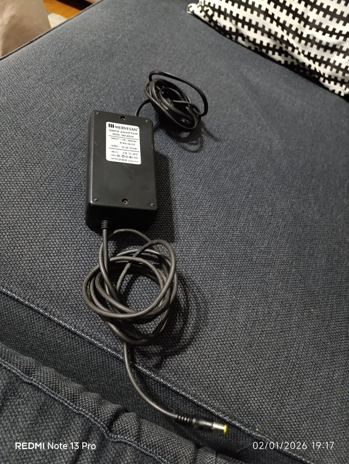 Mervesan MS6024 Siyah Adaptör 24V 2.5A - Görsel 3