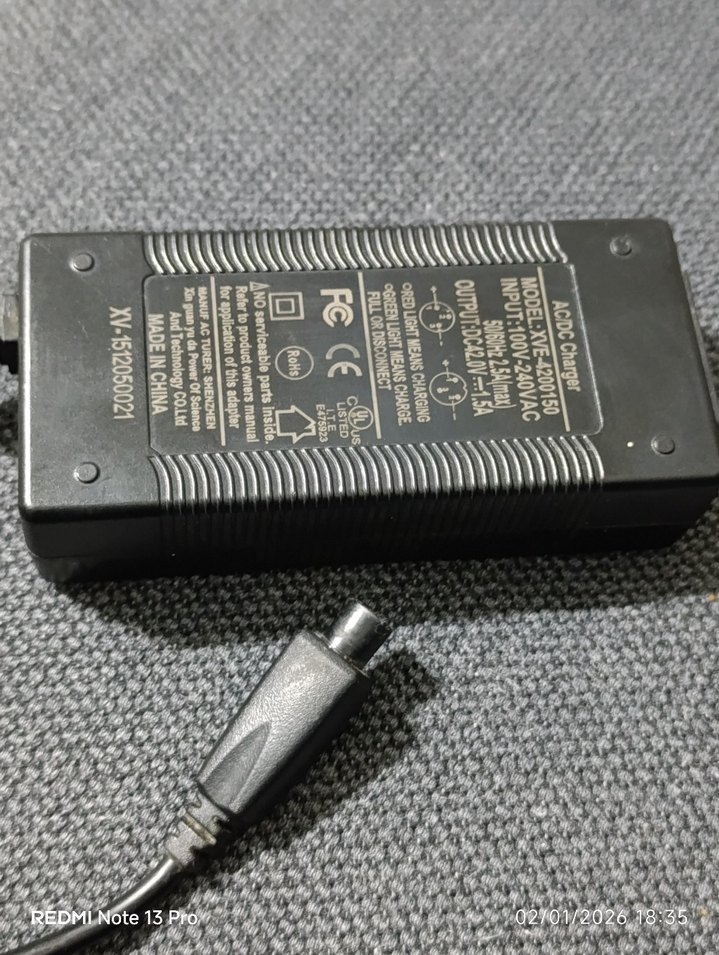 scooter şarj adaptörü - Görsel 3