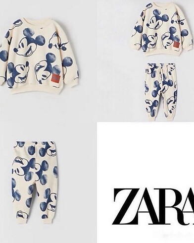 Orijinal etiketli Zara çocuk takım